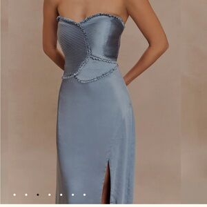 Larissa Satin dress in Frosted blue BRAND NEW(just ordered the wrong size)